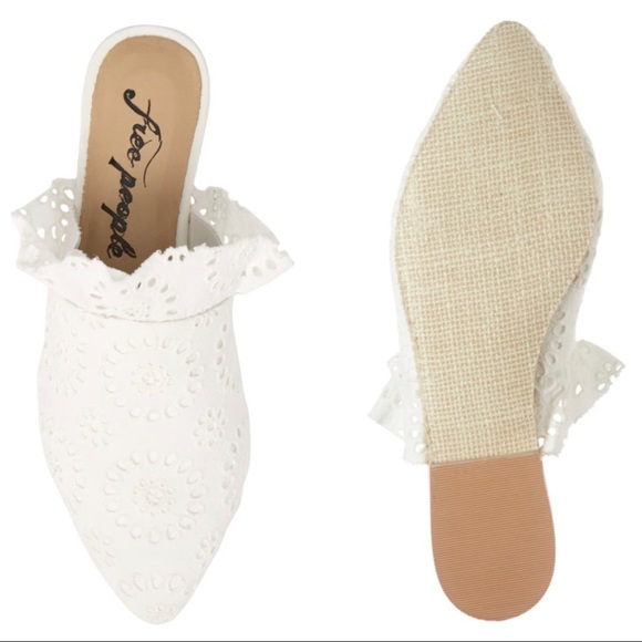 NWT Free People Eyelet Sienna Mule - Picture 5 of 5